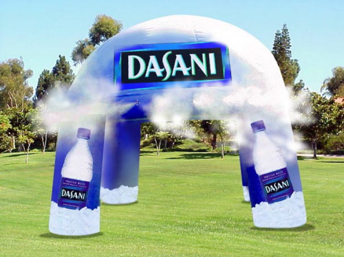 Miscellaneous Inflatables dasani misting tent